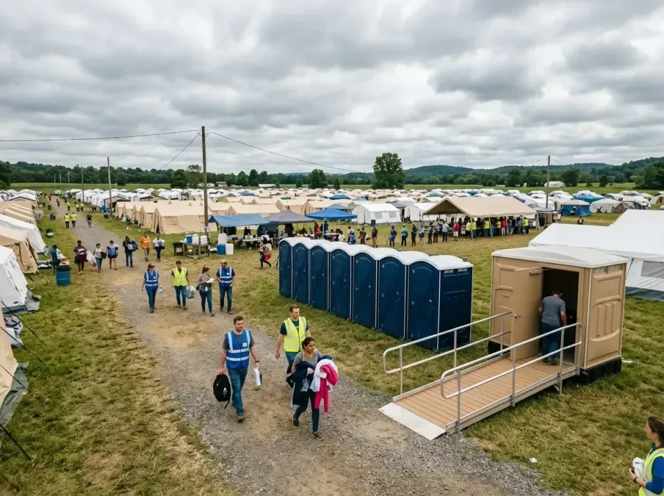 disaster-relief-camp-restrooms-010 — frequently asked questions, Dumpster & Portable Bathrooms Rental in Mills, WY